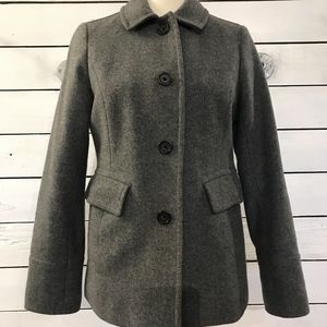 Banana Republic Grey Pea Coat